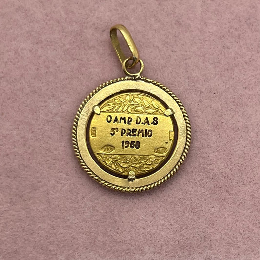 Tennis Medallion from 1958