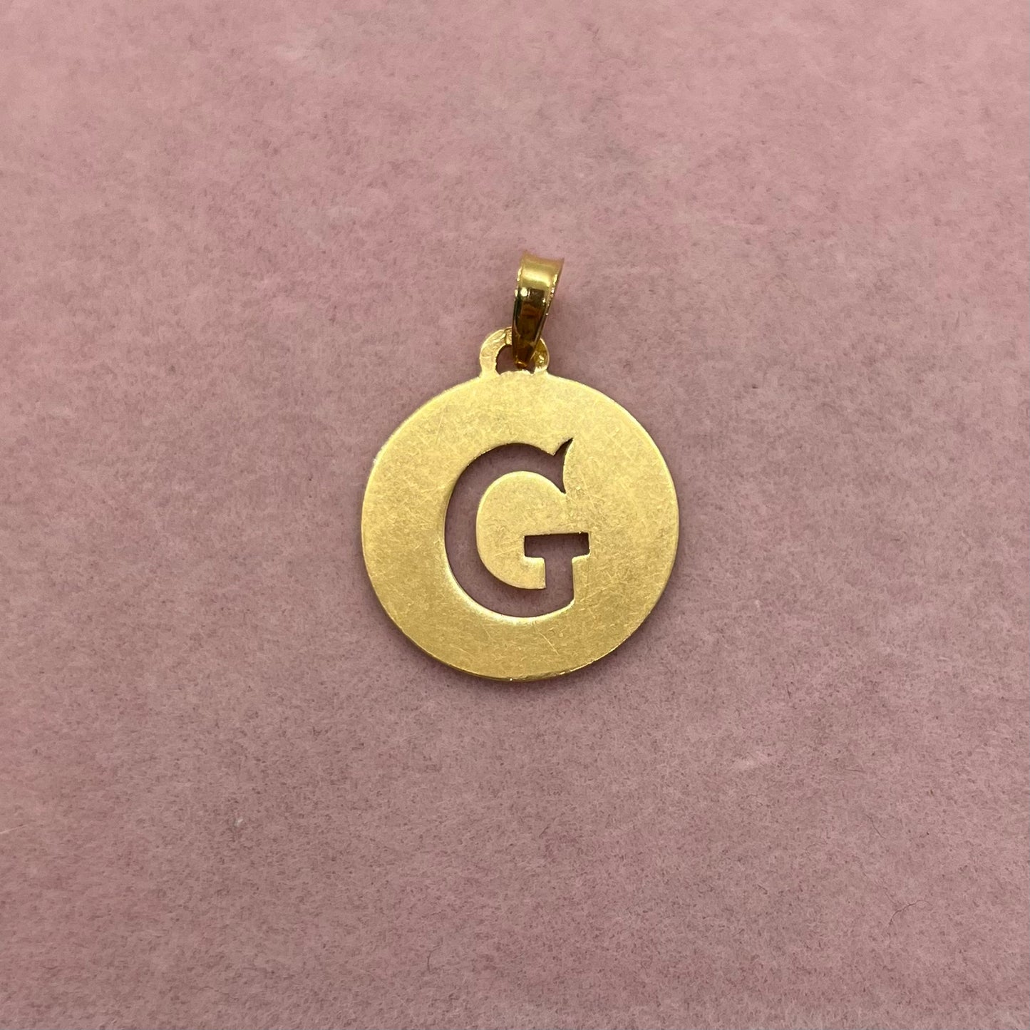 G Initial Medallion